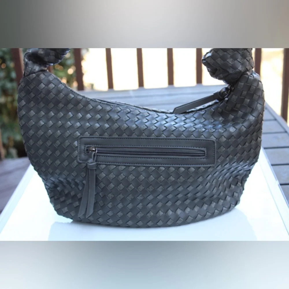 NWT Sandra Roberts woven hobo bag